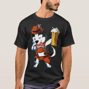 Husky Lederhosen Men T-Shirt
