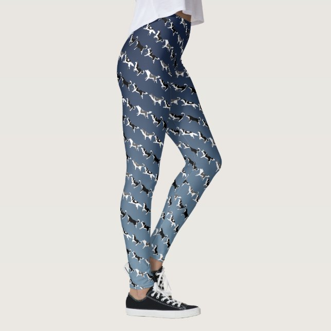 Husky Leggings Husky Malamute Dog Legging Pants (Right)