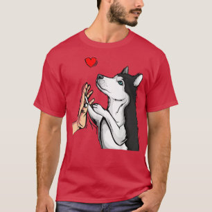Husky Love Cute Dog Mom Girls Women  T-Shirt