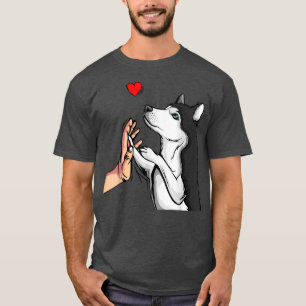 Husky Love Cute Dog Mom Girls Women T-Shirt