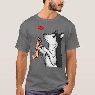 Husky Love Cute Dog Mom Girls Women  T-Shirt