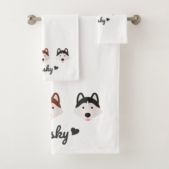 Husky Love Towel Set (Insitu)