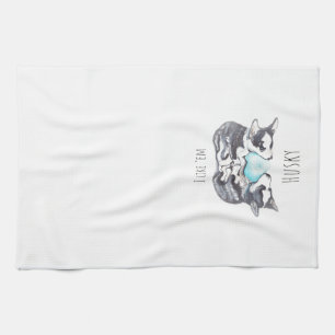 Husky Lover Kitchen Towels