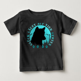 Husky - lucky wins four paws baby T-Shirt