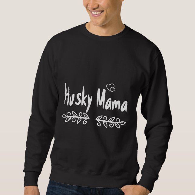 Husky Mama Fitted Sweatshirt (Front)