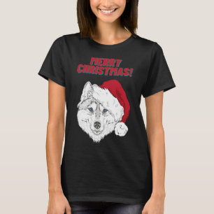 Husky Merry Christmas Style 1 T-Shirt