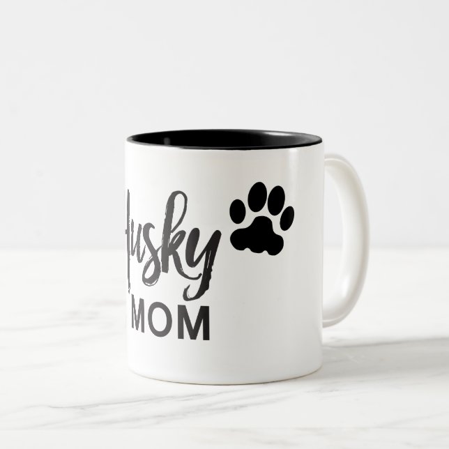 Husky Mom Coffee Mug (Front Right)