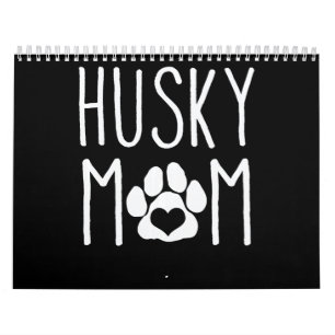 Husky mom   Dog lover gift   Lovely Dog Decor Calendar