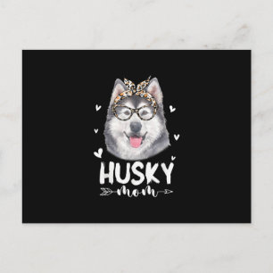 Husky Mom Dog Lovers Gift Mother Day Gift Invitation Postcard