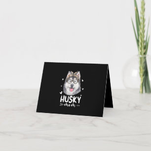 Husky Mom   Dog Lovers Gift   Mother Day Gift Thank You Card