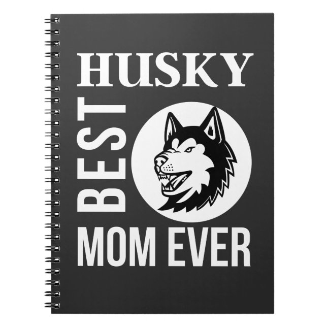 Husky Mom, Dog Mom, Husky Gift         Notebook (Front)