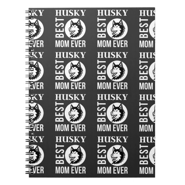 Husky Mom, Dog Mom, Husky Gift        Notebook (Front)