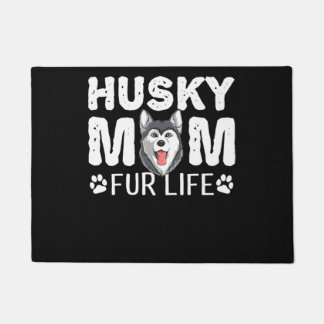 Husky mom for life | Funny Dog day gift Doormat