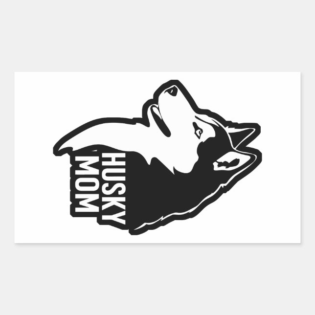 Husky Mom Sticker (Front)