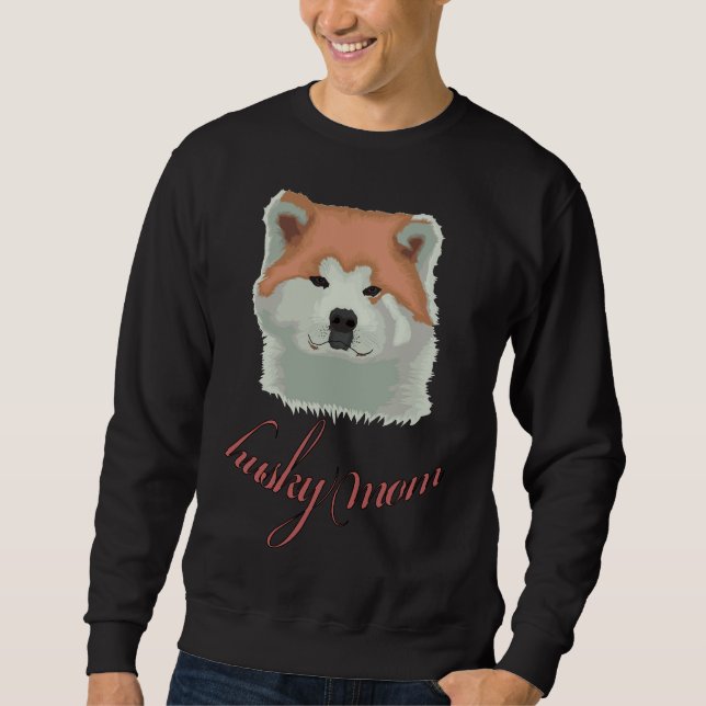 Husky Mom     Sweatshirt (Front)