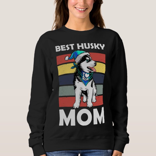 Husky Mom               Sweatshirt (Front)