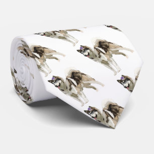 Husky , My best friend Drawing  Tie