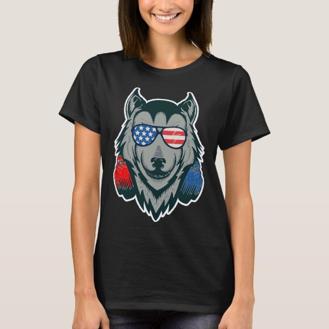 Husky On Watch Essential   T-Shirt (Front)