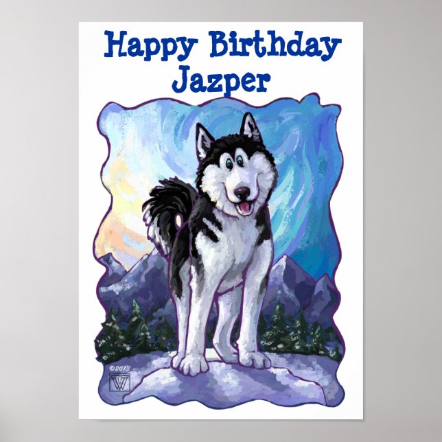 Husky Party Centre Poster (Front)