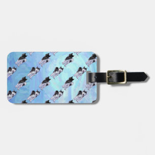 Husky Patterns Luggage Tag