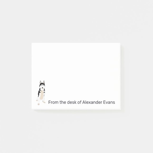 Husky Personalize Post-it Notes (Front)