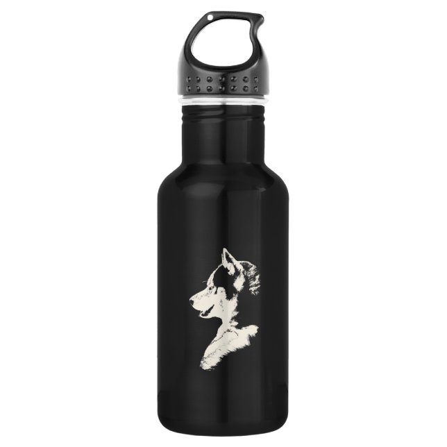 Husky Personalized Husky Dog Bottle (Front)