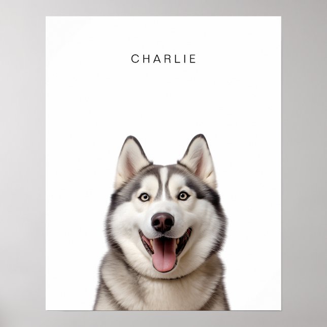Husky Personalized Print (Front)