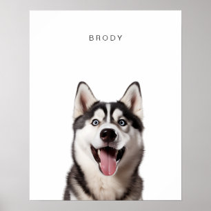 Husky Personalized Print