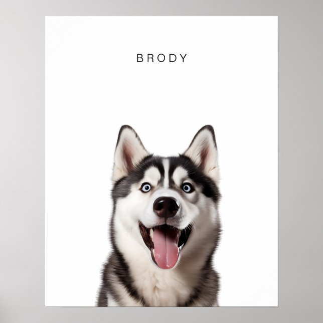 Husky Personalized Print (Front)