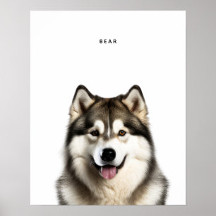 Husky Personalized Print
