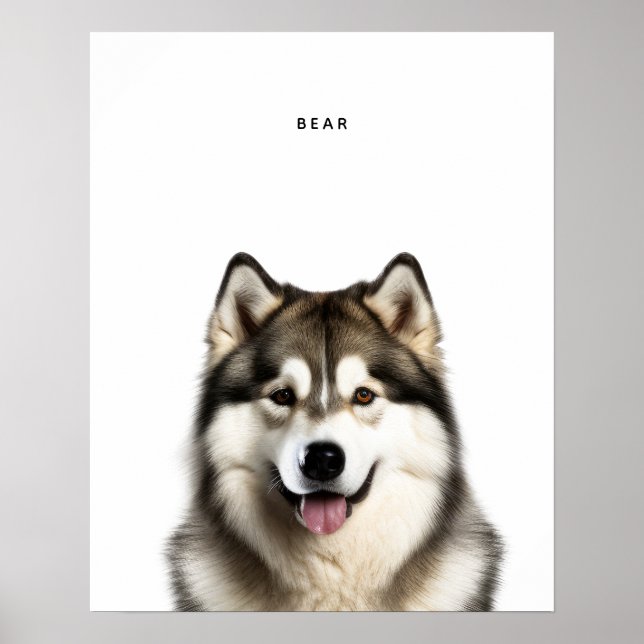 Husky Personalized Print (Front)