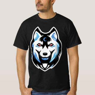 husky personlized wolf T-Shirt