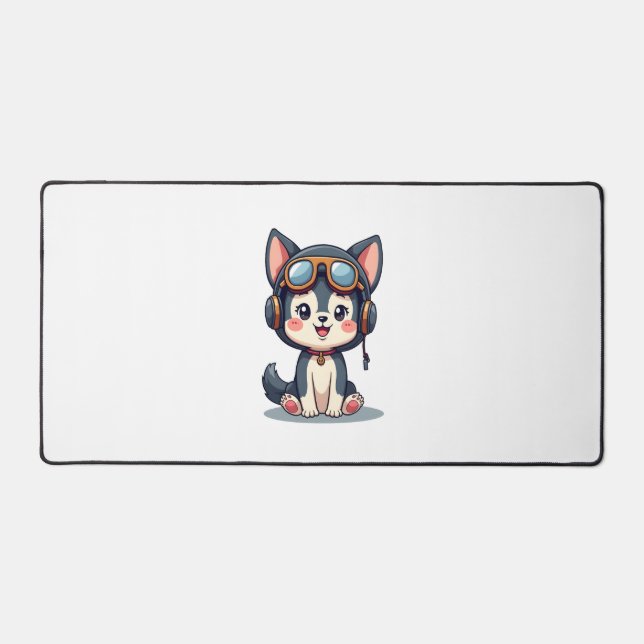 Husky Pilot Amoureux des chiens Malamute (Recto)