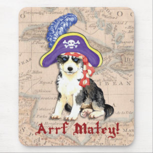 Husky Pirate Mouse Pad