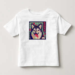 Husky Pixelart Pixel Art Toddler T-shirt