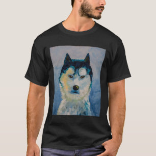 Husky Portrait  Scoop T-Shirt