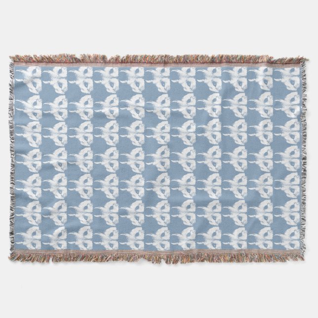 Husky Pup Blanket Siberian Wolf Pup Throw Blanket (Front)