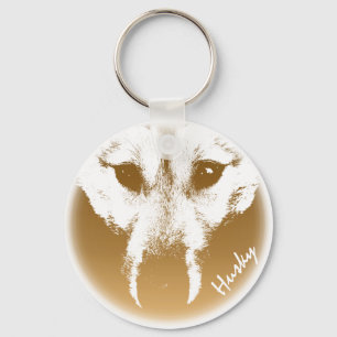 Husky Pup Keychain Husky Wolf Dog Custom Keychains