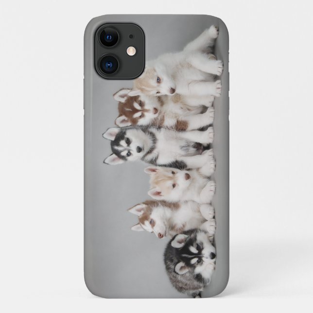 Husky puppies Case-Mate iPhone case (Back)