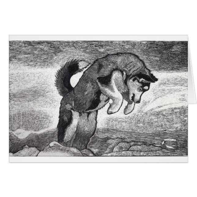 Husky Puppy (Front Horizontal)