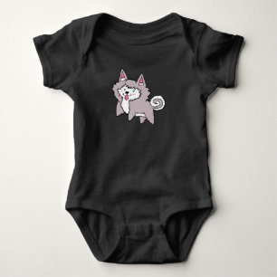 Husky Puppy Baby Top