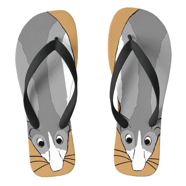 Husky rat flip flops (Footbed)