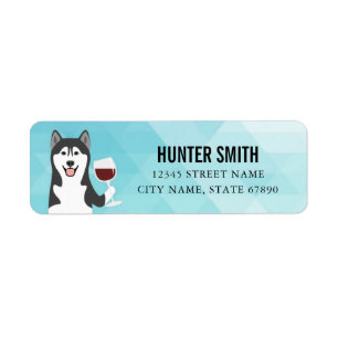 Husky Return Address Labels