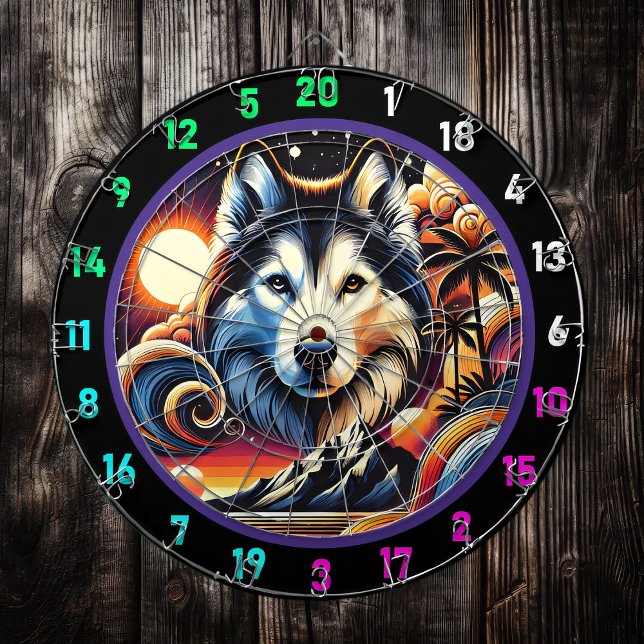 Husky Ridge Mountain Vibe Decor Dartboard (Creator Uploaded)