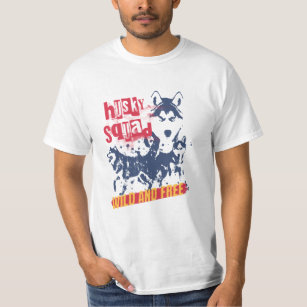 Husky sguad   Wild and free T-Shirt