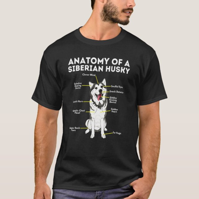 Husky  Sibe Owner Dog T-Shirt (Front)