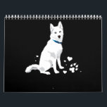 Husky Siberian Husky Sweet White Snow Dog Calendar<br><div class="desc">Husky Siberian Husky Sweet White Snow Dog</div>