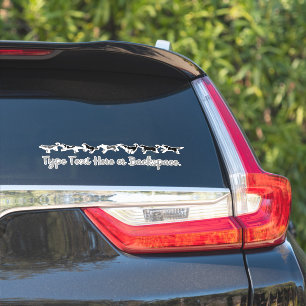 Husky Stickers Personalized Husky Sled Team Decals