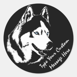 Husky Stickers Siberian Husky Malamute Stickers