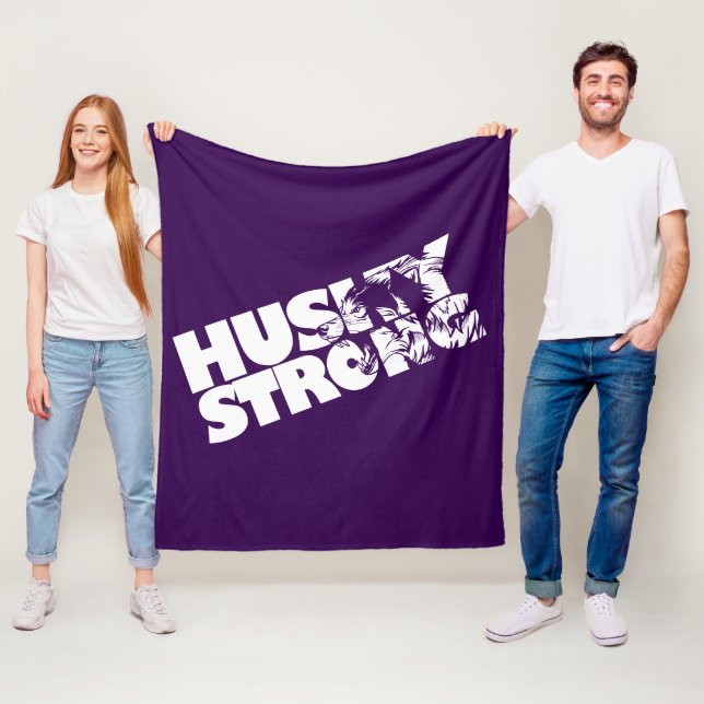 Husky Strong Fleece Blanket (In Situ)